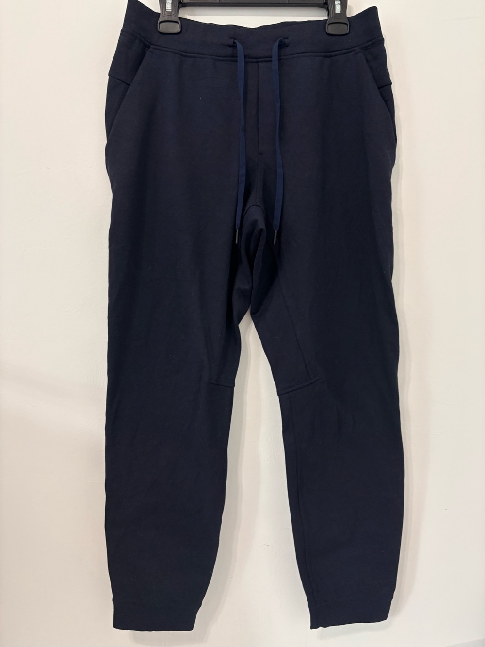 Lululemon City Sweat Jogger Thermo Sz L Heathered Nautical Navy EUC